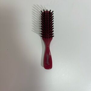 Vintage Conair All Purpose Styling Nylon Mini Pocket Brush Maroon Travel EUC